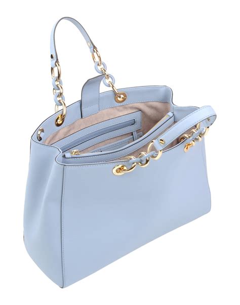 michael kors baby blue handbag|michael kors royal blue handbag.